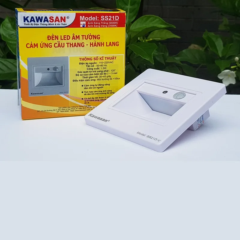 Cảm Ứng Bật Đèn Tự Động Cho Bậc Cầu Thang Kawasan SS21D