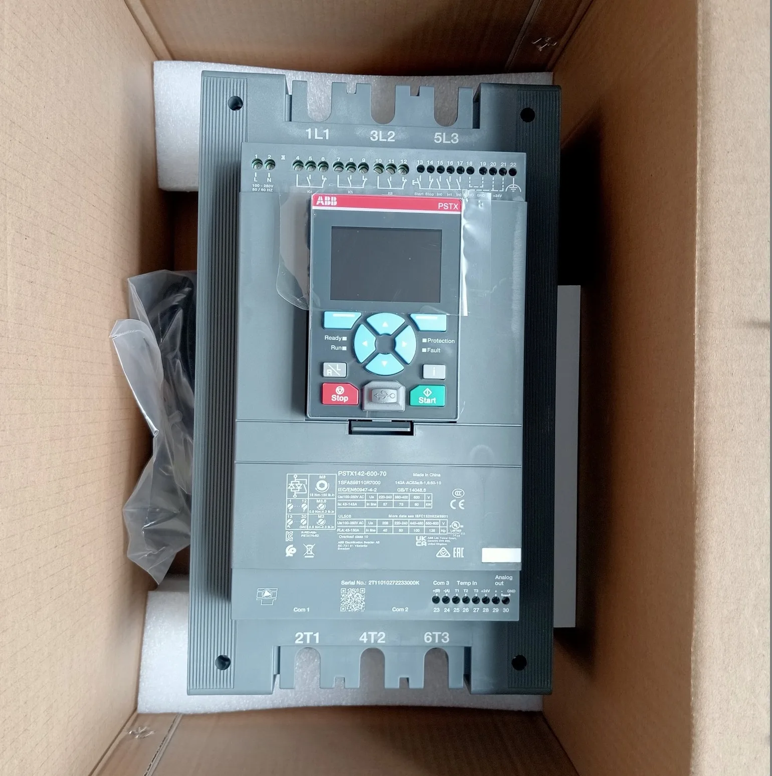 Khởi Động Mềm Softstarter ABB 75kW 1SFA898110R7000 PSTX142-600-70