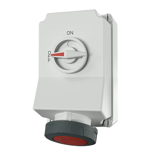 Ổ Cắm Công Nghiệp Bắt Tường Kèm Công Tắc Mennekes 5113PB