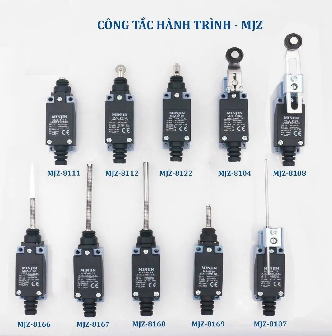 Công Tắc Hành Trình Limit Switch Minjin MJZ-8108