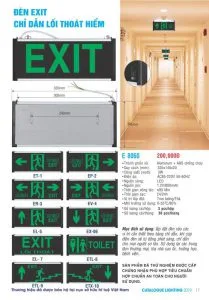 Đèn Chỉ Dẫn Lối Thoát Hiểm Exit Andawo EL-05