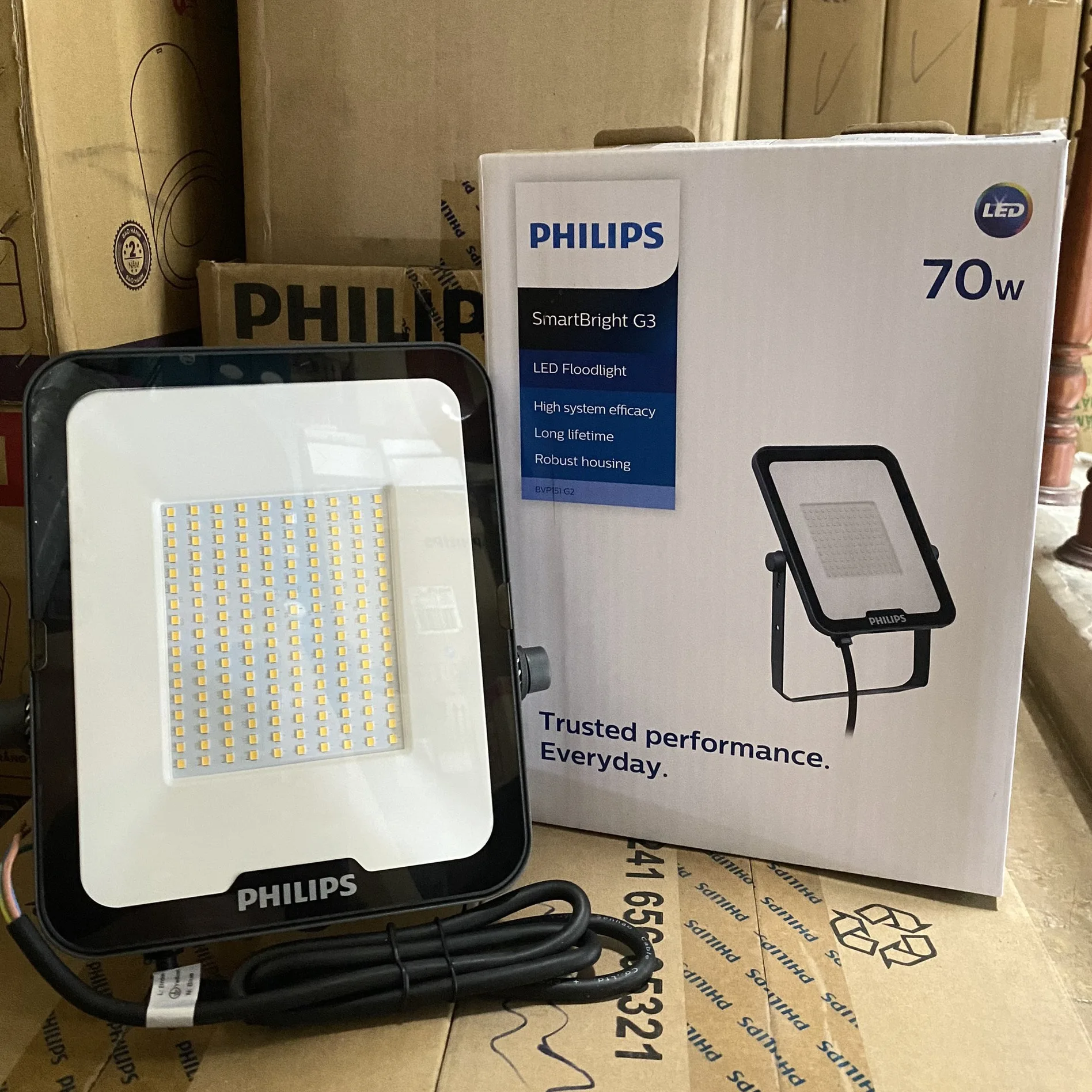 Đèn Led Pha Philips 70W BVP151