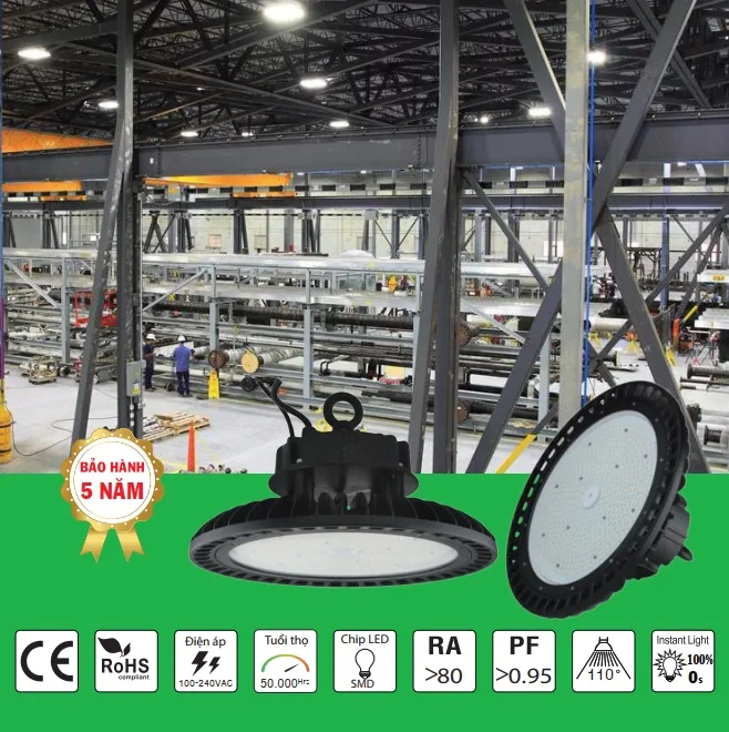 Đèn Led Chiếu Sáng Nhà Xưởng MPE 100W HBE-100T