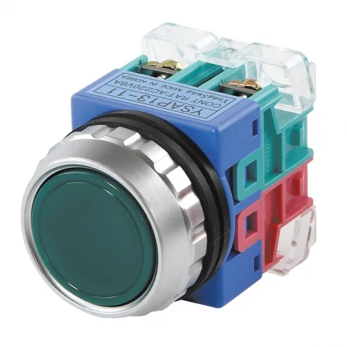 Nút Nhấn Màu Xanh Phi 25mm Yongsung YSAP12-11G