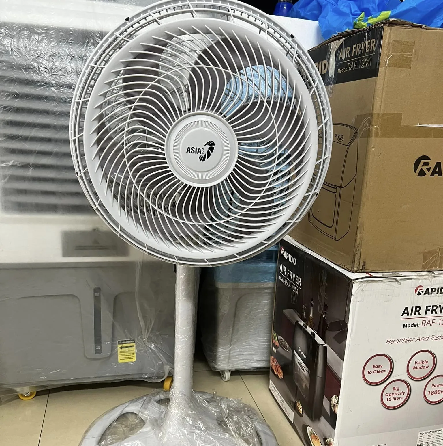 Quạt Đứng Asia Turbo Plus Xám VY639791