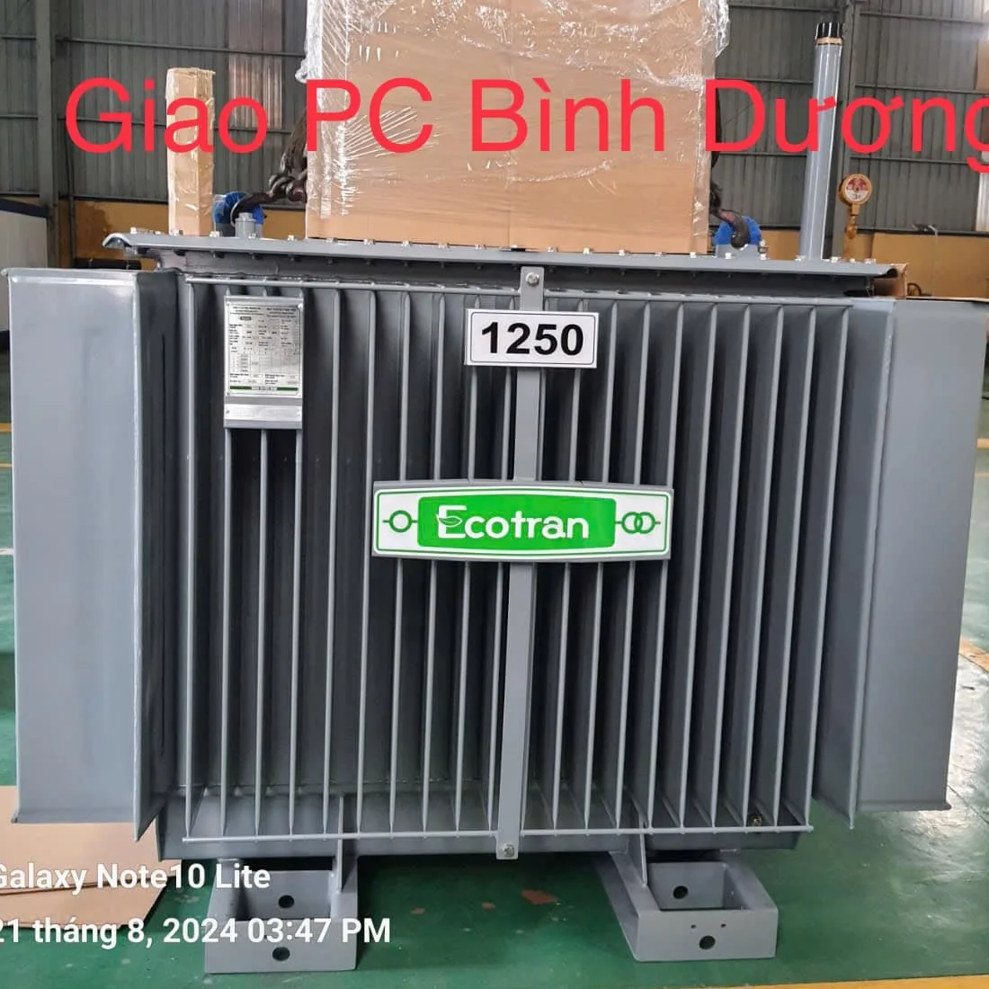 Máy Biến Áp Tranformer Ecotran Amorphous 22/0.4kV 1250KVA
