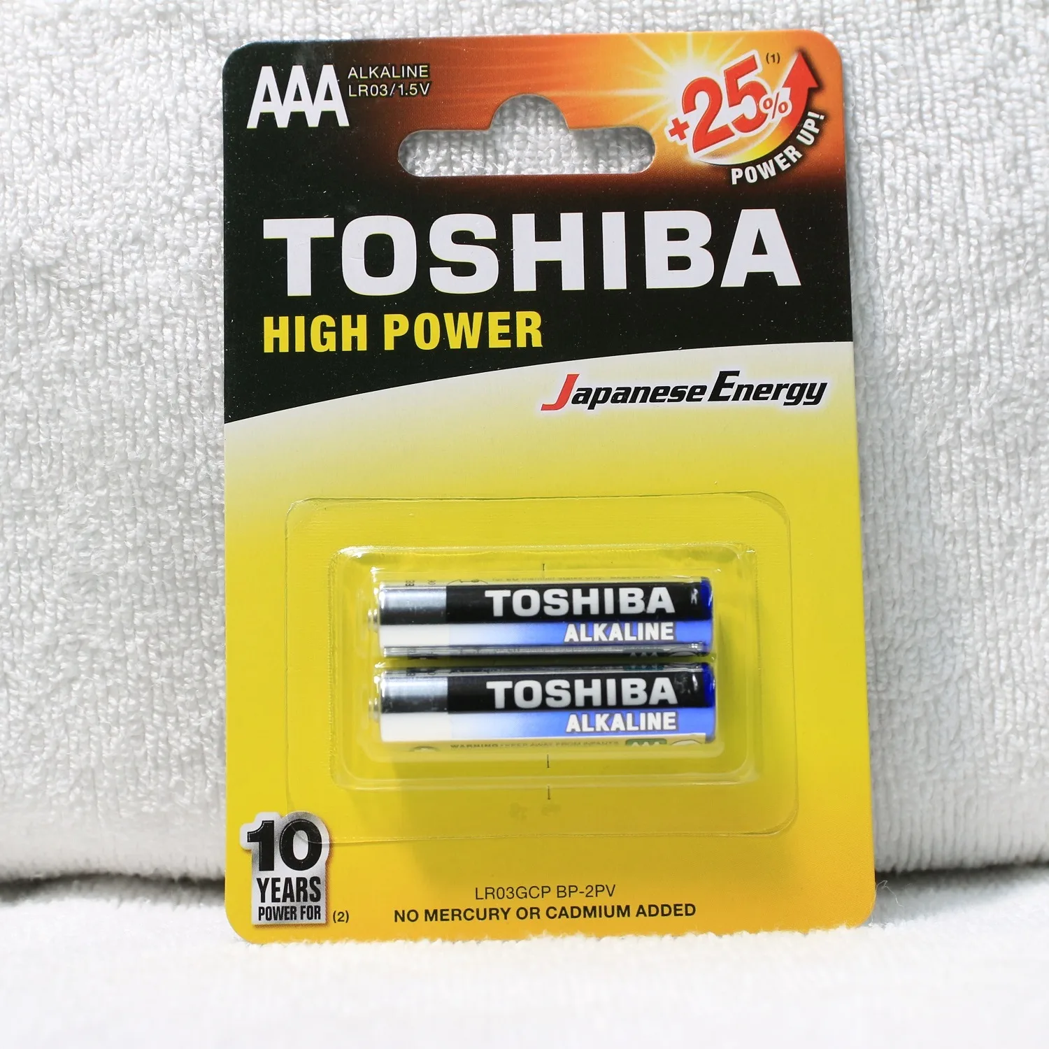 Pin Tiểu AAA Toshiba Alkaline LR03GCP BP-2