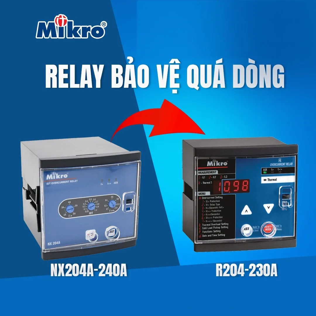 Rờ Le Bảo Vệ Quá Dòng OC Mikro R204