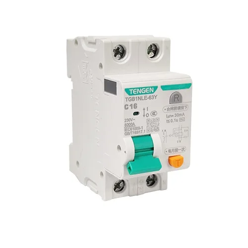 Aptomat Chống Giật RCBO 2P 20A 30mA TGB1NLE-63Y-C20