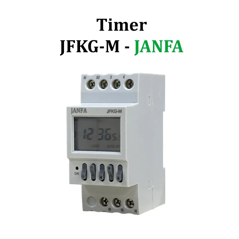 Rờ Le Timer Hẹn Giờ Bật Tắt Theo Giờ Thực Của Tháng JFKG-M JANFA