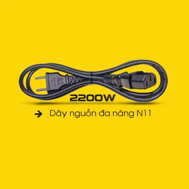 Dây Nguồn Cắm Nồi Cơm Điện Máy Tính Sopoka 2200W N11