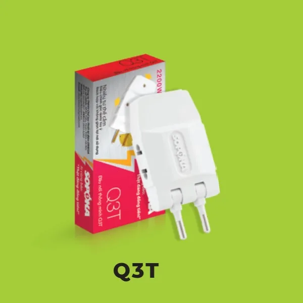 Ổ Cắm Vào 1 Chia 3 Ổ Nhánh Sopoka Q3T