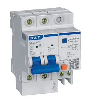 Aptomat Chống Giật Chống Rò RCBO 2P 40A NXBLE-32