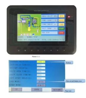 Màn Hình Điều Khiển Cho Máy Nén Khí Inovance MAM6080