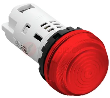 Đèn Led: Loại Unibody, Mặt Lồi YW series IDEC YW1P-2UQ4R